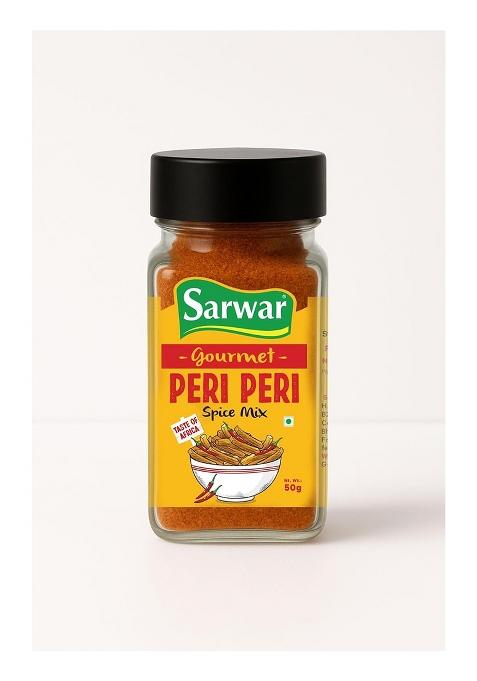 Sarwar Seasoning Combo Peri 50G, Italian Pizza 60G & Sandwich Masala | Spices For Pizza, Sandwiches, Fries Snacks Multipurpose Spice Mix Pack