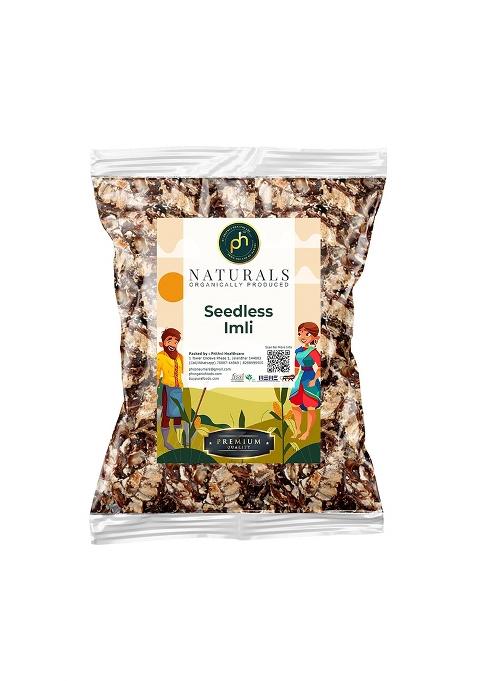 Ph Phs Organic Imli Seedless Tamarind 250G | Naturally Processed Freshly Packed Rich In Taste Hygienically