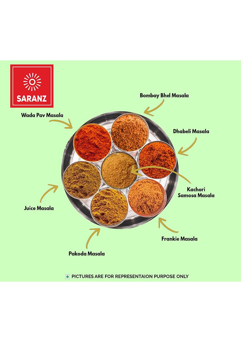 Saranz Spicy Kolhapuri Misal Masala Perfect For Cooking, Ready To Use Made With Dried Red Chilies, Cumin, Coriander Seeds, Black Pepper, Cloves, Cardamom|Kolhapuri Used In Pav, Veg Kohlapuri, Usal, Paneer Kohlapuri -100 Grams Sprinkler Jar