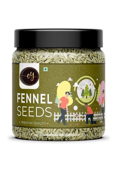 Eatyumm Flavorful Fennel Seeds | Variyali 100% Natural Sabut Saunf Whole Indian Spices Cooking & Freshening| Unpolished| Big Size (200Gm)