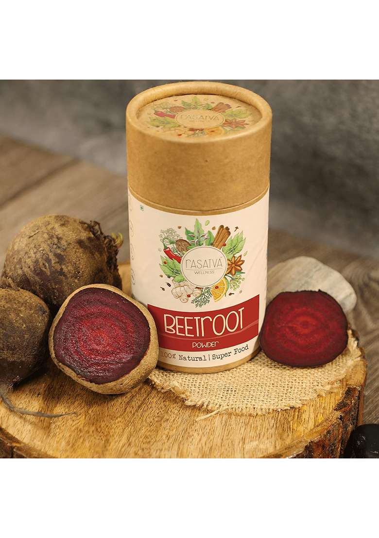 Rasatva Beetroot Powder | 100% Natural Superfood No Additives Preservatives Pack Of 1 X 100G - Indya