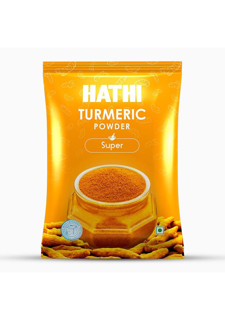 Hathi Masala Turmeric Powder Super, 1 Kg | High Curcumin Content Haldi Immunity Booster Unprocessed Traditionally Grown Directly Sourced With No Added Flavours And Colours