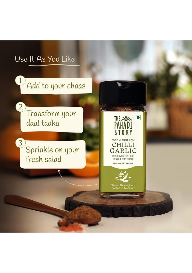 The Pahadi Story Chilli Garlic Herb Salt