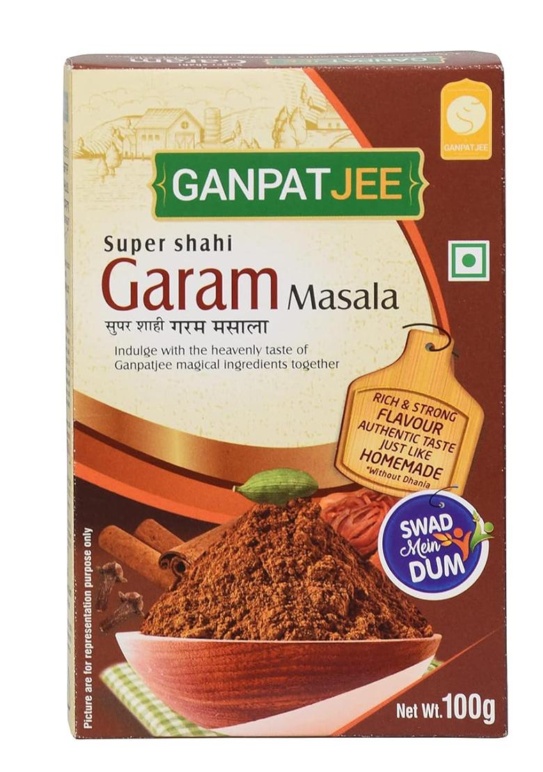 Ganpatjee Garam Masala Powder, 100G | Super Strong Flavour Without Dhaniya Authentic Taste