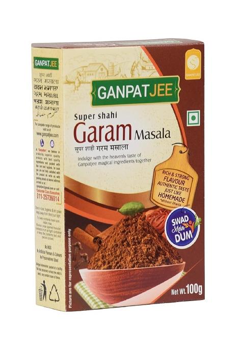 Ganpatjee Garam Masala Powder, 100G | Super Strong Flavour Without Dhaniya Authentic Taste