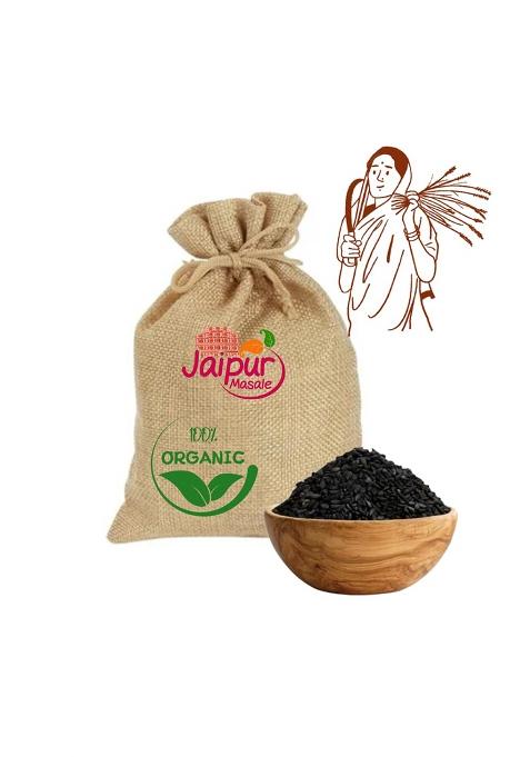 Shaan-E Jaipur Raw Black Sesame Seeds | Til For Eating Organic Gingelly Oil Kaale Weight Loss And Unhulled (900 Gm) Pack Of 2