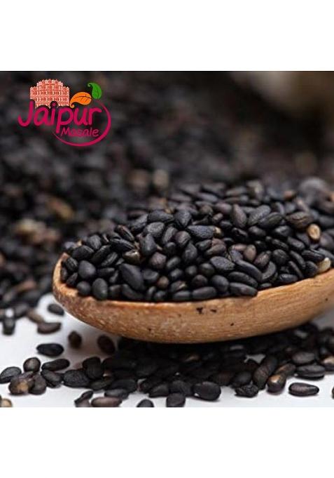 Shaan-E Jaipur Raw Black Sesame Seeds | Til For Eating Organic Gingelly Oil Kaale Weight Loss And Unhulled (900 Gm) Pack Of 2