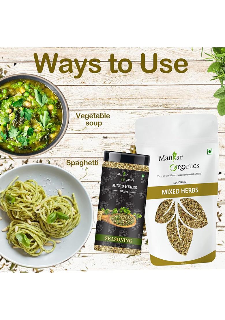 Manhar Organics Mixed Herbs Seasoning 150G