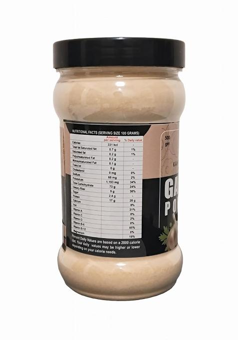 Kahan Traders Garlic Powder 500 Gm | Dry |100% Pure Lehsun Ready To Use Farm Fresh Zero Added Colours, Fillers, Additives & Preservatives |500 Gms