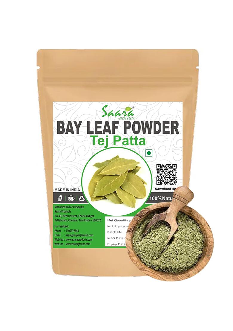 Saara Herbal Fresh Bay Leaf Powder, 50G, Dried Leaf, Tej Patra, Tamalpatra, Tejpatta 50G