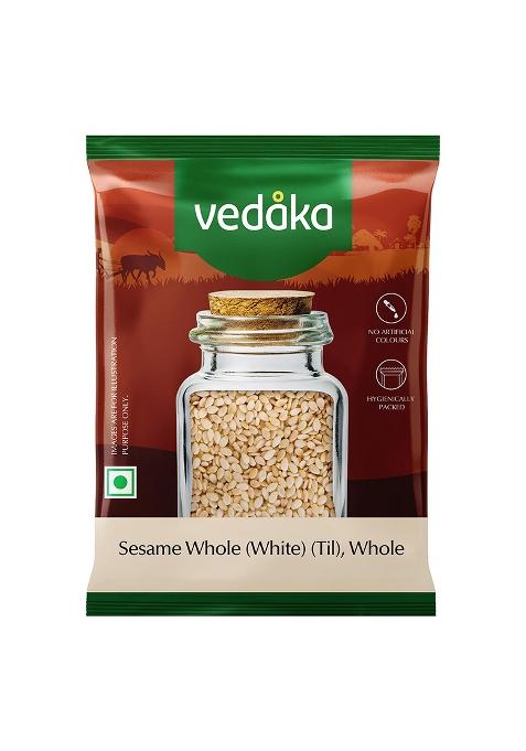 Vedaka Amazon Brand - Sesame | Whole 100 G White Til