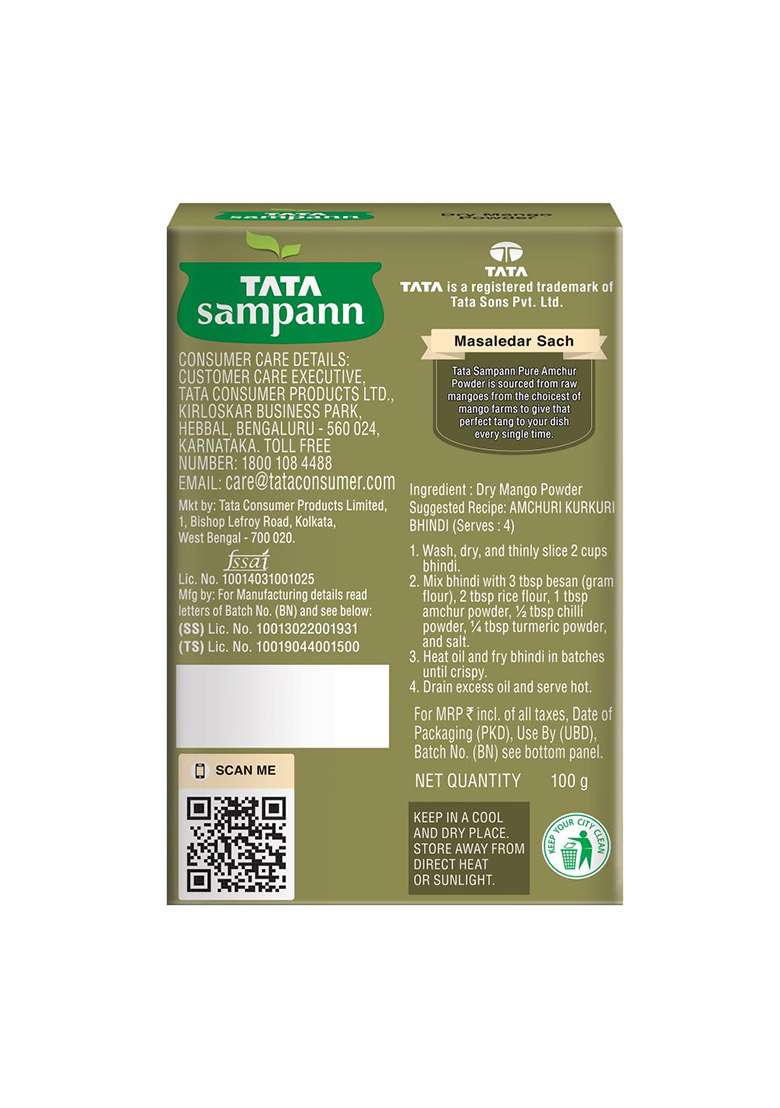 Tata Sampann Pure Amchur Powder 100G - Indya