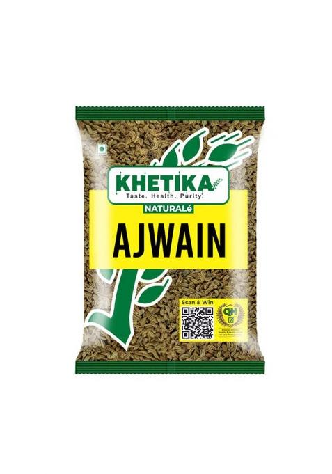 Khetika Naturale Ajwain 100 Grams | Whole Ajwain(Carom Seeds) No Added Colour Preservatives Free