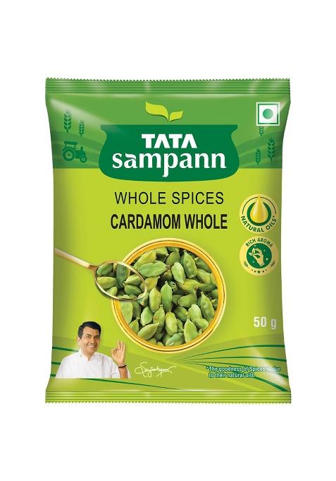Tata Sampann Cardamom Whole, 50G