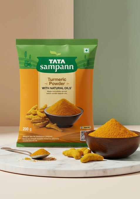 Tata Sampann Turmeric Powder With Natural Oils, 200G, Haldi