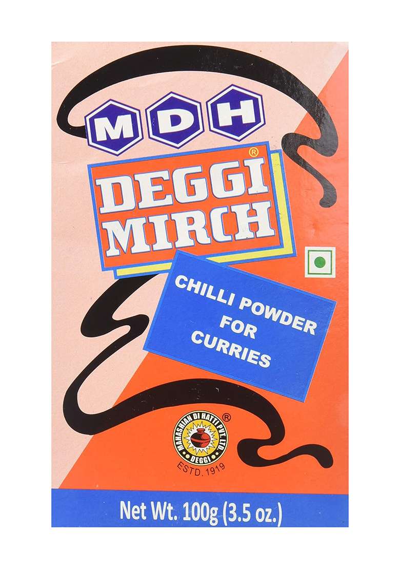 Mdh Deggi Chilli Powder, 100 Gm/110 Gm ( Weight May Vary ) - Indya