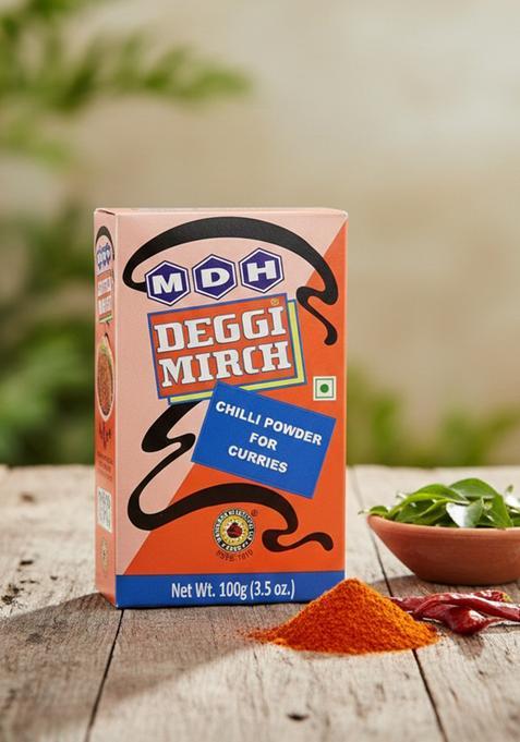 Mdh Deggi Chilli Powder, 100 Gm/110 Gm ( Weight May Vary )
