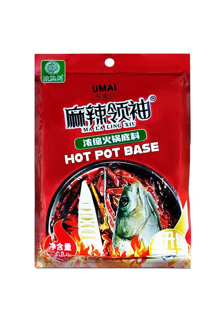 Umai Ma La Ling Xiu Hot Pot Base 300G - Indya