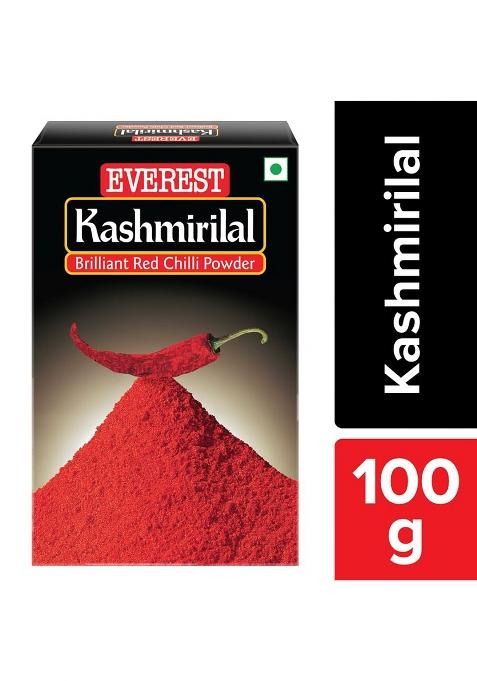 Everest Powder, Kashmirilal Brilliant Red Chilli Powder,100G Carton