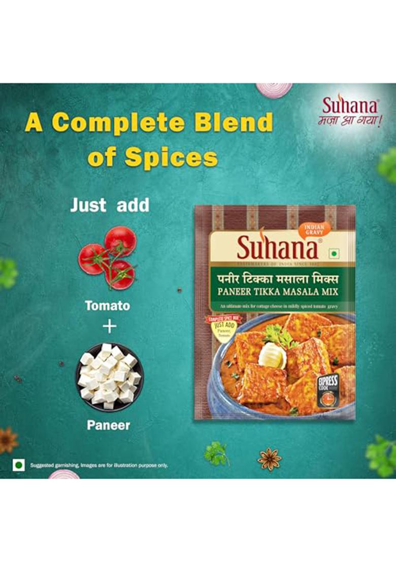 Suhana Paneer Tikka Spice Mix 50G