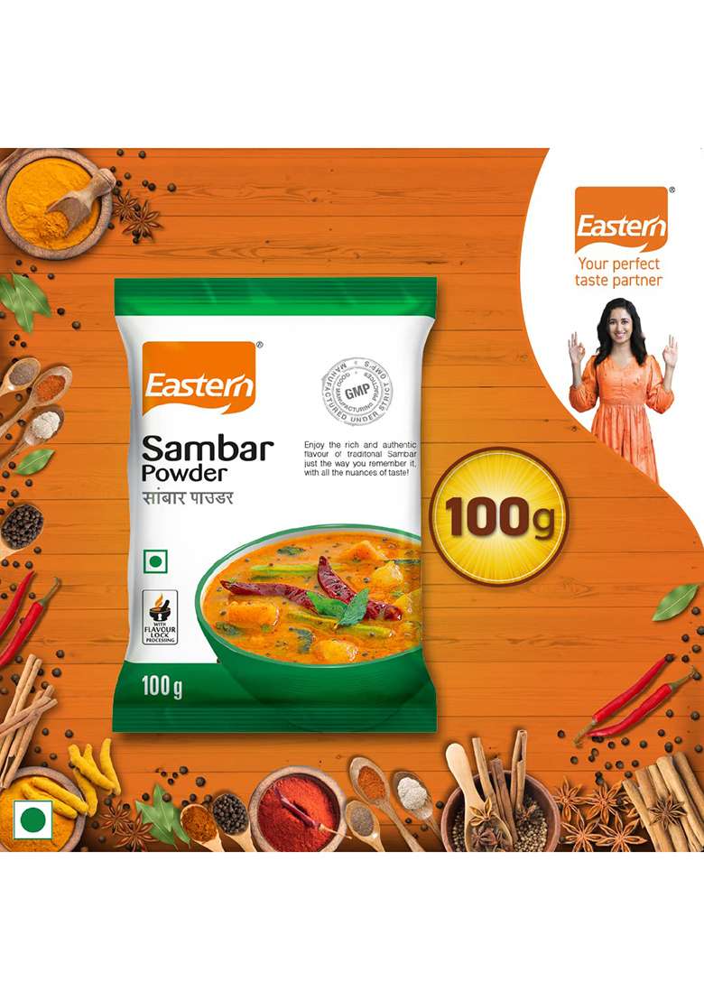 Eastern Sambar Powder | No Added Preservatives Prepare Delicious At Home 100G - Indya