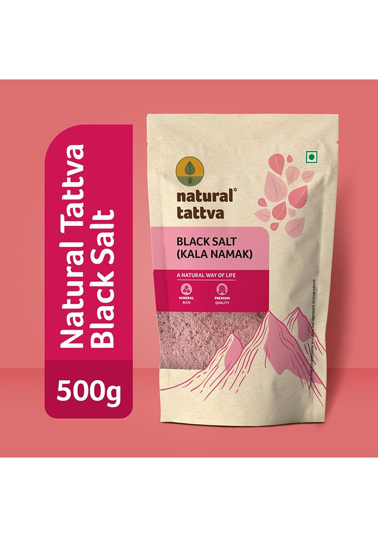 Organic Tattva Tattva, Natural Black Salt 500 Gram | Goodness Of Minerals, Burst Flavours Use For Raita, Chaats And Salads