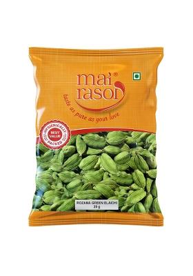 By Mai Rasoi Rozana Green Cardamom Whole/Hari Elaichi/Ilaichi (20G)