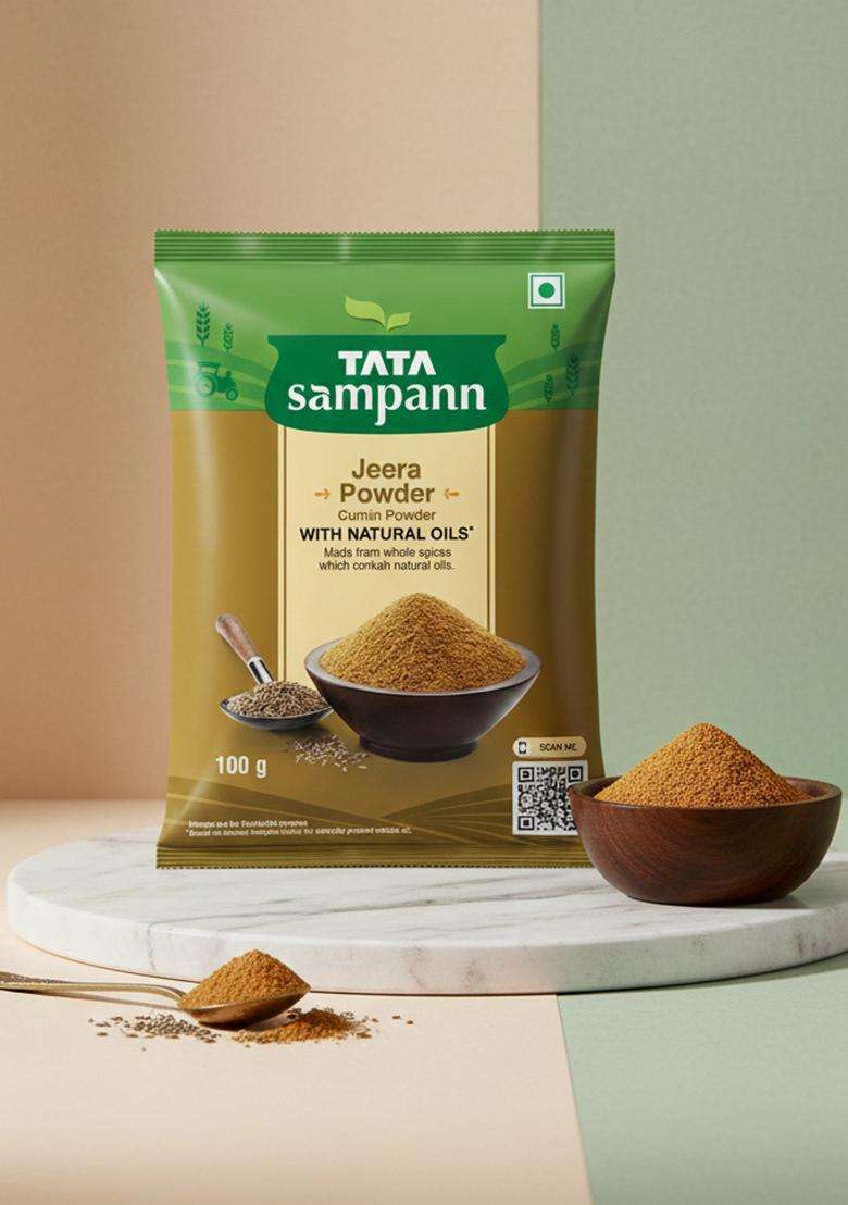 Tata Sampann Jeera Powder With Natural Oils, 100G, Cumin Powder, Masala - Indya