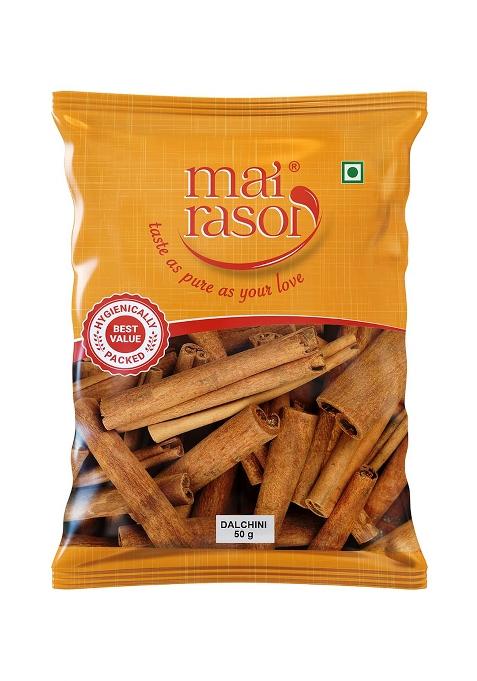 Mai Rasoi Cinnamon Sticks Whole Bark/Sabut Dalchini 50 Gm