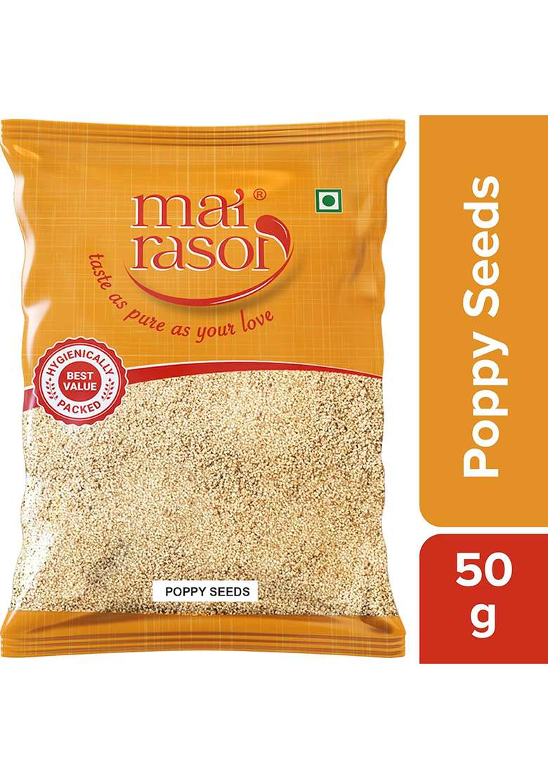 Mai Rasoi Poppy Seeds/Posto Dana/Khus Khus 50Gm - Indya