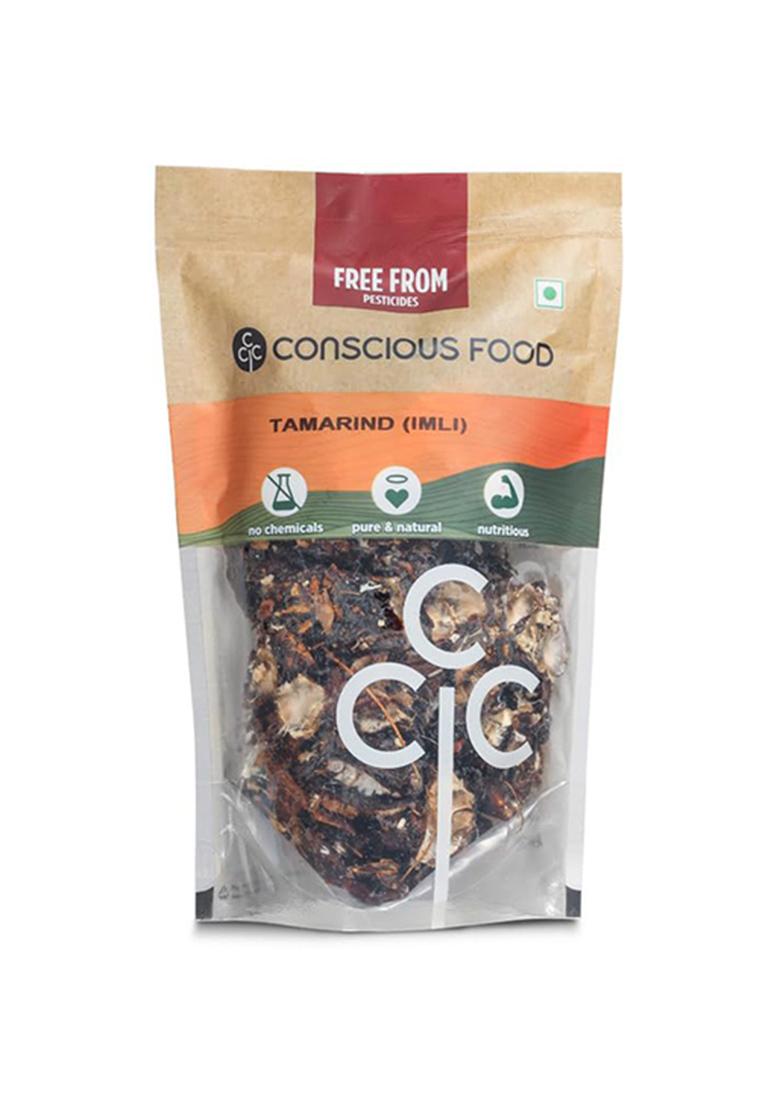 Conscious Food Tamarind | 200G Seedless Rich Source Of Magnesium, Calcium Tetul, Chinch, Amli, Hunase, Chintapandu, Vaalanpuli