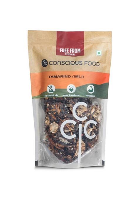 Conscious Food Tamarind | 200G Seedless Rich Source Of Magnesium, Calcium Tetul, Chinch, Amli, Hunase, Chintapandu, Vaalanpuli