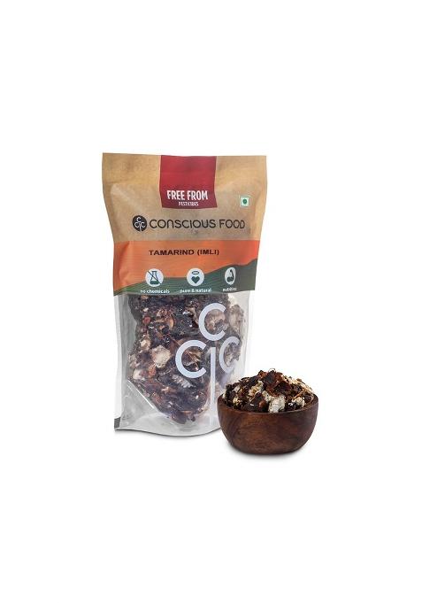 Conscious Food Tamarind | 200G Seedless Rich Source Of Magnesium, Calcium Tetul, Chinch, Amli, Hunase, Chintapandu, Vaalanpuli