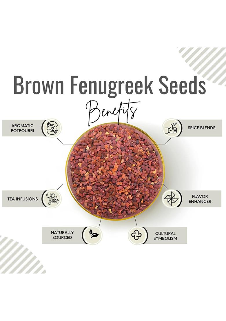 Namo Organics Irraani Methi Brown Fenugreek Whole Seeds