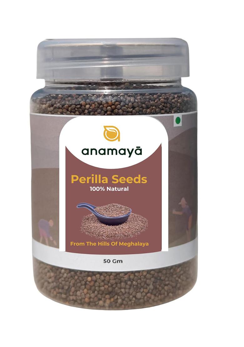 Anamaya Himalyan Perilla Seeds For Eating | Bhangjeera Bhang Pahadi Grown And Harvested In Himalya 100% Pure Natural 100 Gms (Pack Of 1)