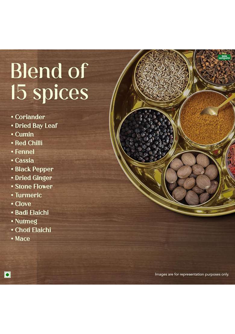 Tata Sampann Garam Masala Powder With Natural Oils, 100G, Crafted By Chef Sanjeev Kapoor, S Exclusive Tip, Rich Aroma & Flavour - Indya