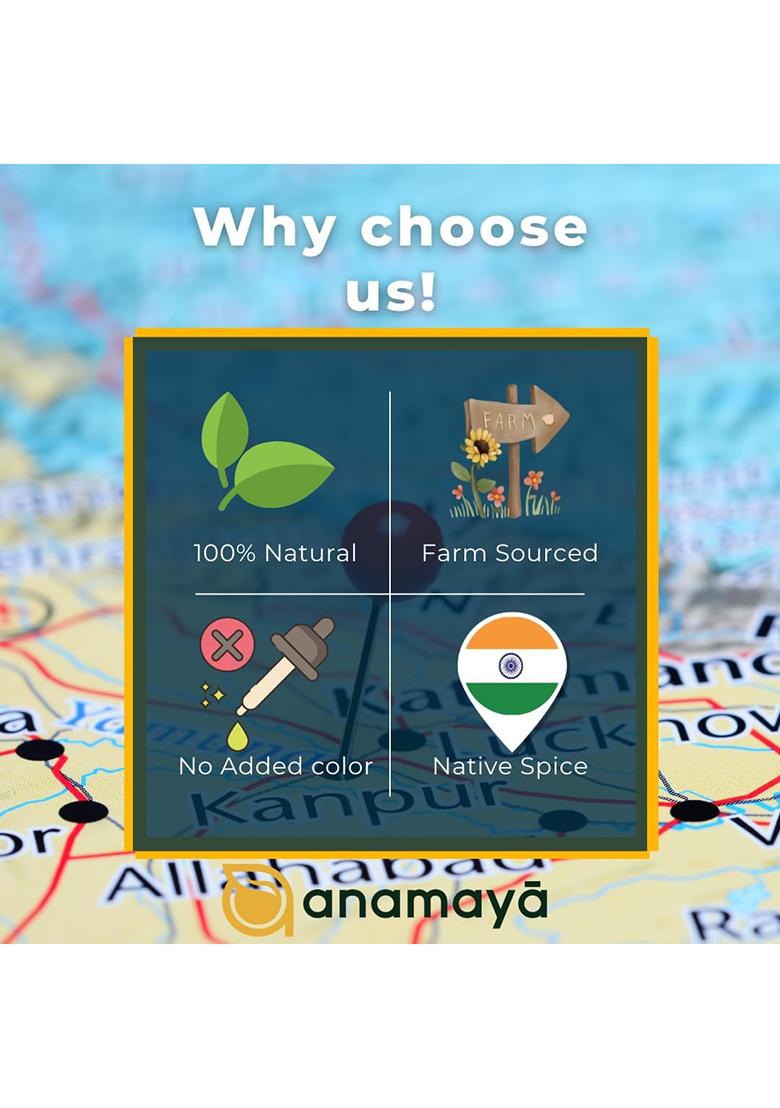 Anamaya Buknu Masala Kanpur 100 Gms By | Powder Buknoo Dehati Packed In Food Grade Plastic Jar For Easy Storage Pack Of 1