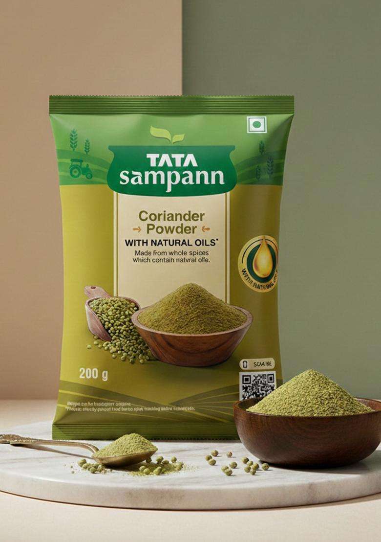 Tata Sampann Coriander Powder With Natural Oils, 500G, Dhania - Indya