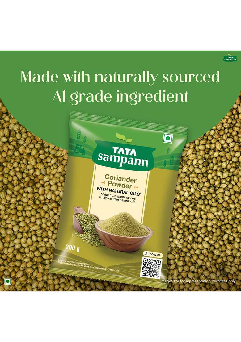 Tata Sampann Coriander Powder With Natural Oils, 500G, Dhania - Indya