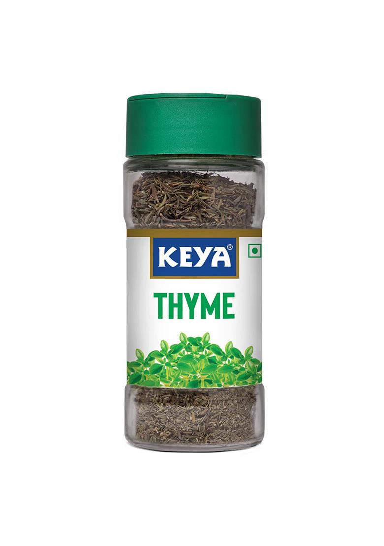 Keya Thyme | Freeze Dried Seasoning For Meats, Soups, Sauces, And Vegetables Rich In Antioxidants & Supports Respiratory Health No Artificial Flavours Or Colours 17G