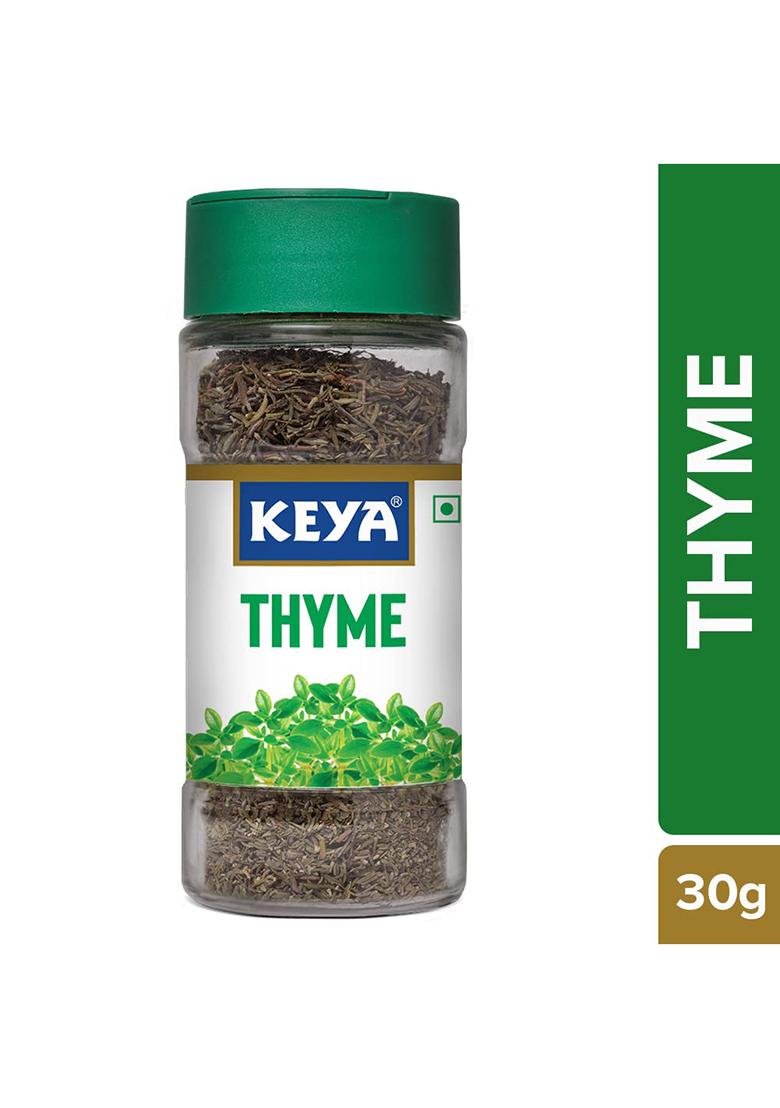 Keya Thyme | Freeze Dried Seasoning For Meats, Soups, Sauces, And Vegetables Rich In Antioxidants & Supports Respiratory Health No Artificial Flavours Or Colours 17G