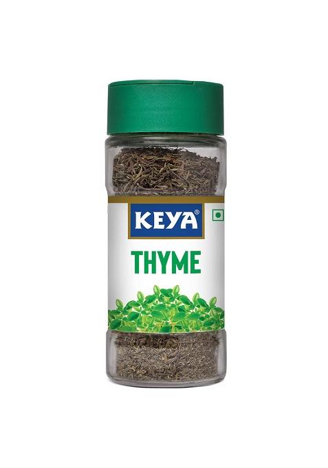 Keya Thyme | Freeze Dried Seasoning For Meats, Soups, Sauces, And Vegetables Rich In Antioxidants & Supports Respiratory Health No Artificial Flavours Or Colours 17G