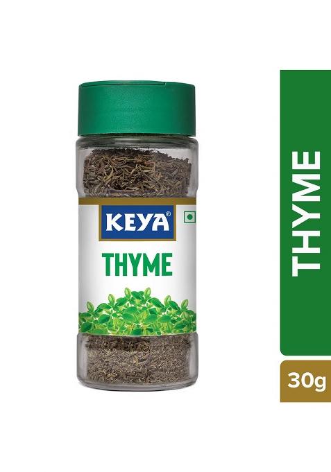 Keya Thyme | Freeze Dried Seasoning For Meats, Soups, Sauces, And Vegetables Rich In Antioxidants & Supports Respiratory Health No Artificial Flavours Or Colours 17G