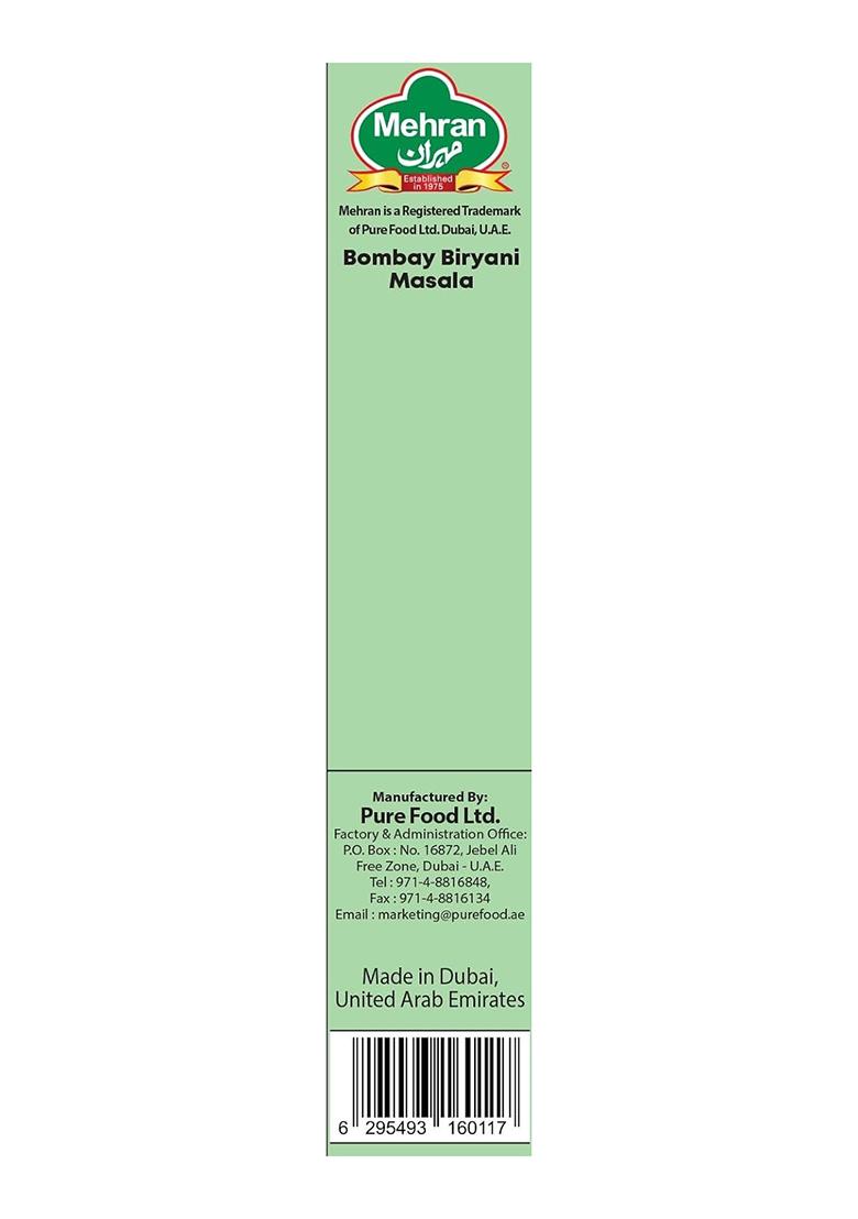 Mehran Bombay Biryani Masala Powder, 65 Gm (Pack Of 4)