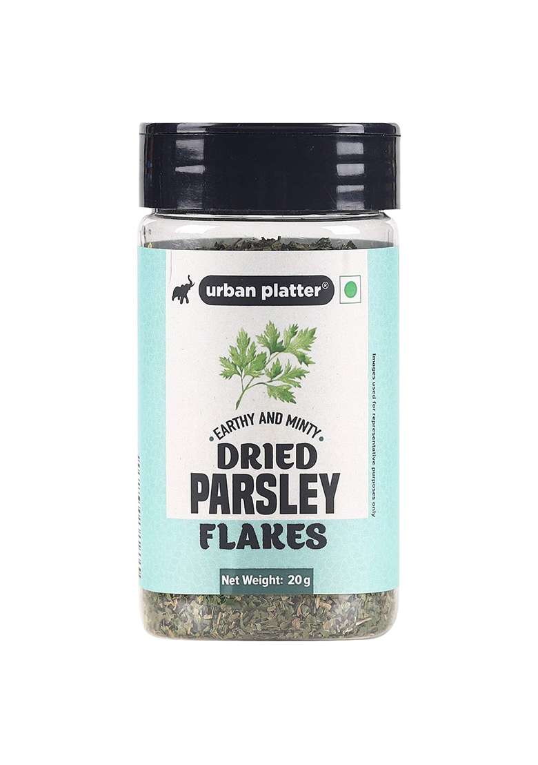 Urban Platter Whole Sun Dried Parsley Flakes Herb, 20G - Indya