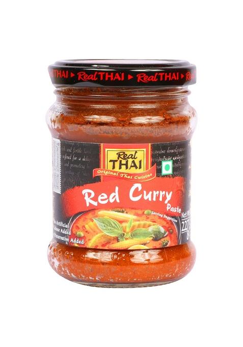 Real Thai Original Cuisine Red Curry Paste, 8 Oz 227 G