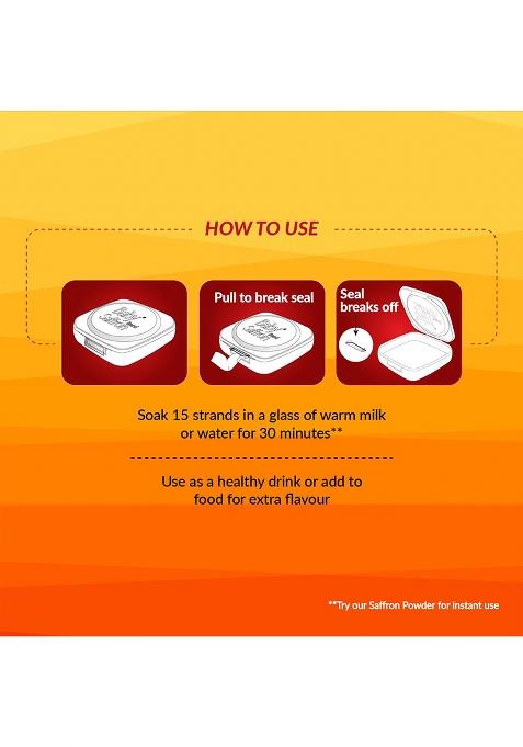 Baby Brand Saffron Saffron/Kesar/Kumkuma Puvvu 1Gm, World'S Finest Wonder Spice, Iso Certified (Grade 1, A++++), Red Gold Threads Of Kashmiri For Healthy Skin, Anixety Relief, Menstrual Comfort, Cooking & Sweets, Pooja Tilak.