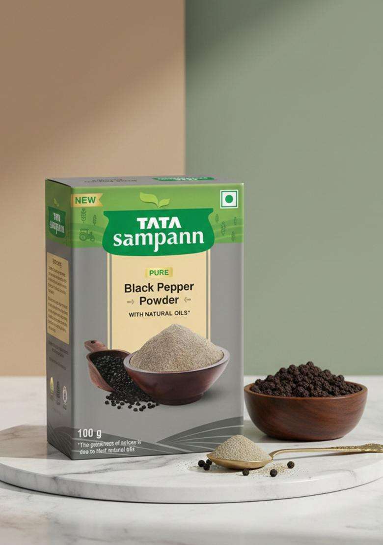 Tata Sampann Pure Black Pepper Powder 100G - Indya
