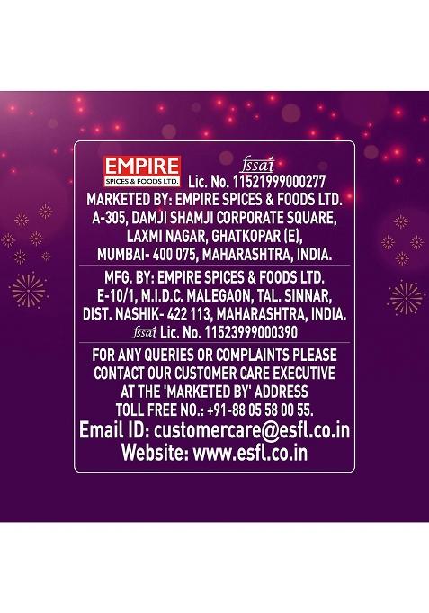 Ram Bandhu Chivada Masala 100G X 5 | Pack Of |Spicy & Tangy Blend For Delicious Chivda |Authentic Maharashtrian Taste Perfect Festive Snacks |Everyday Flavorful Munching