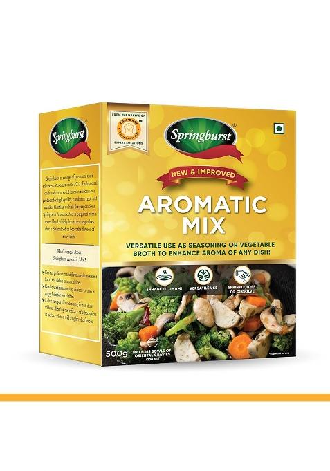 Springburst Chef'S Art Aromatic Mix Powder - 500Gm | Premium Seasoning To Enhance Aroma And Taste For Fried Rice, Noodles, Soups & Gravies
